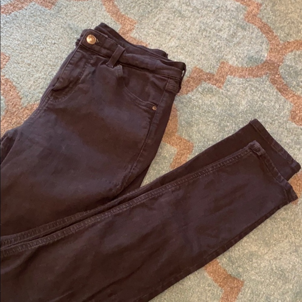 W30/L34 Stretchy high waist black skinny jean
